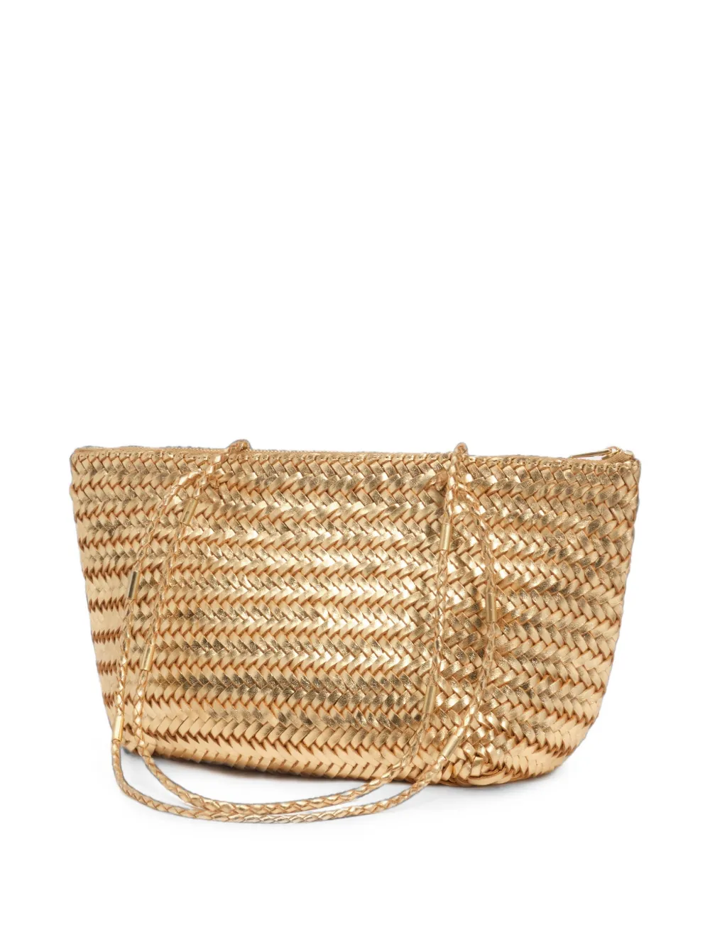 BIMBA Y LOLA Medium vergulde leren shopper Goud