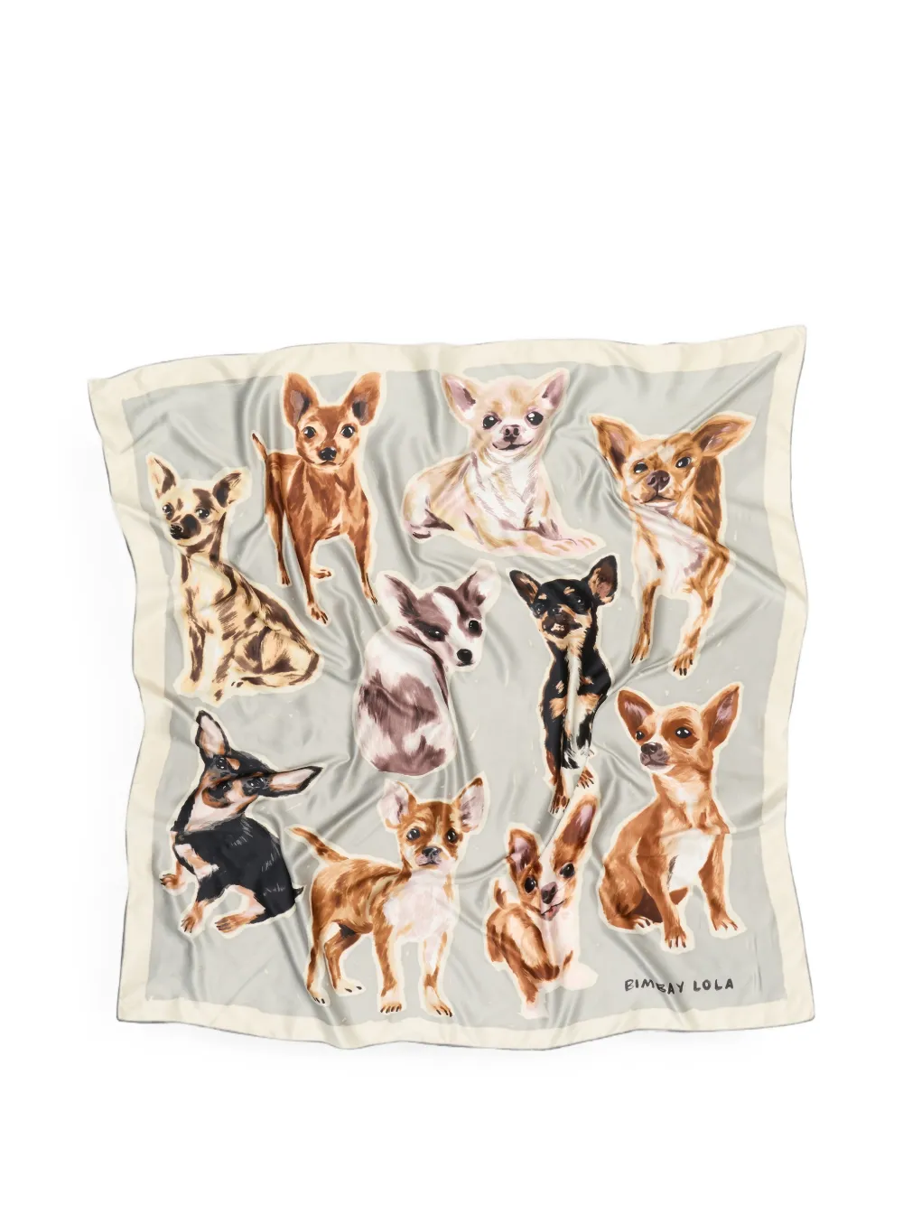 BIMBA Y LOLA Chihuahua sjaal Grijs