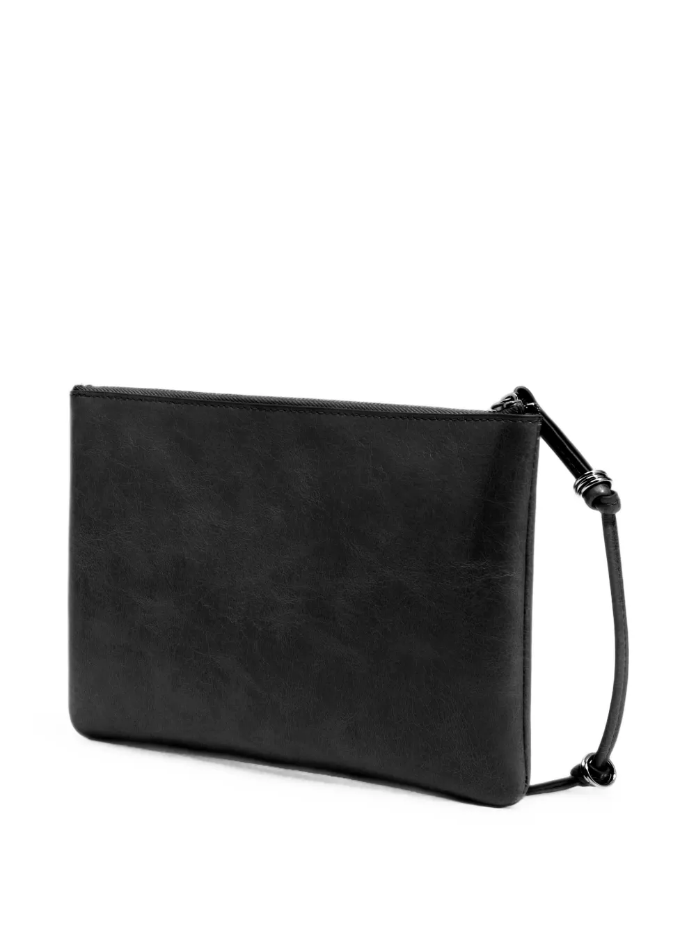 BIMBA Y LOLA Medium leren make-up tas Zwart