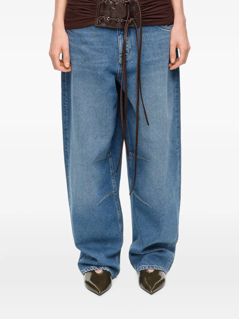 BIMBA Y LOLA Pantaloni denim con tasche - Blu