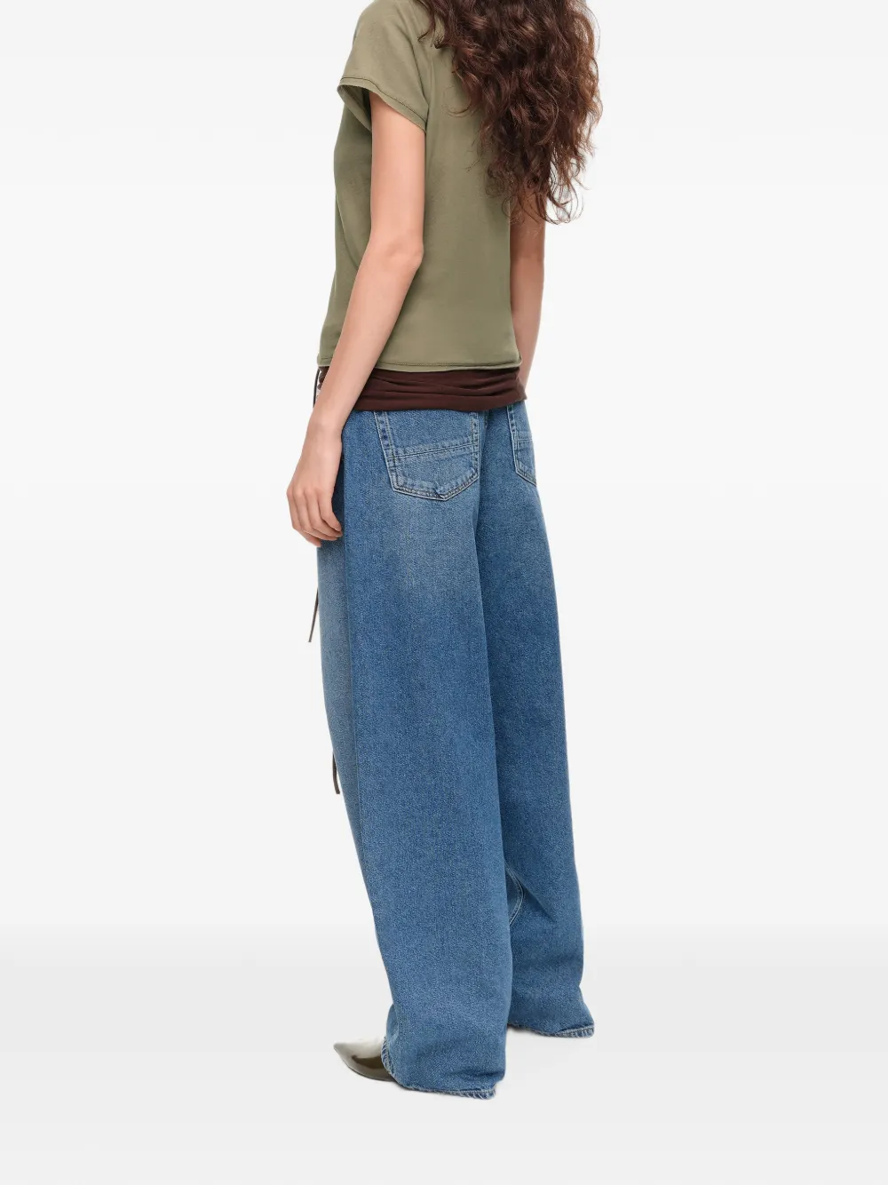 BIMBA Y LOLA Barrel denim broek met vijf zakken Blauw