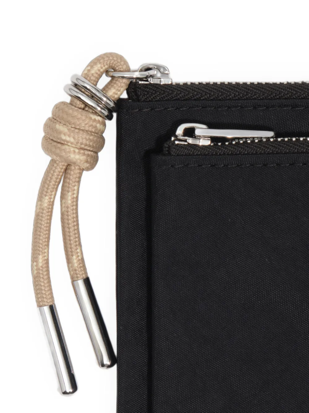 BIMBA Y LOLA Nylon portemonnee met zak Zwart