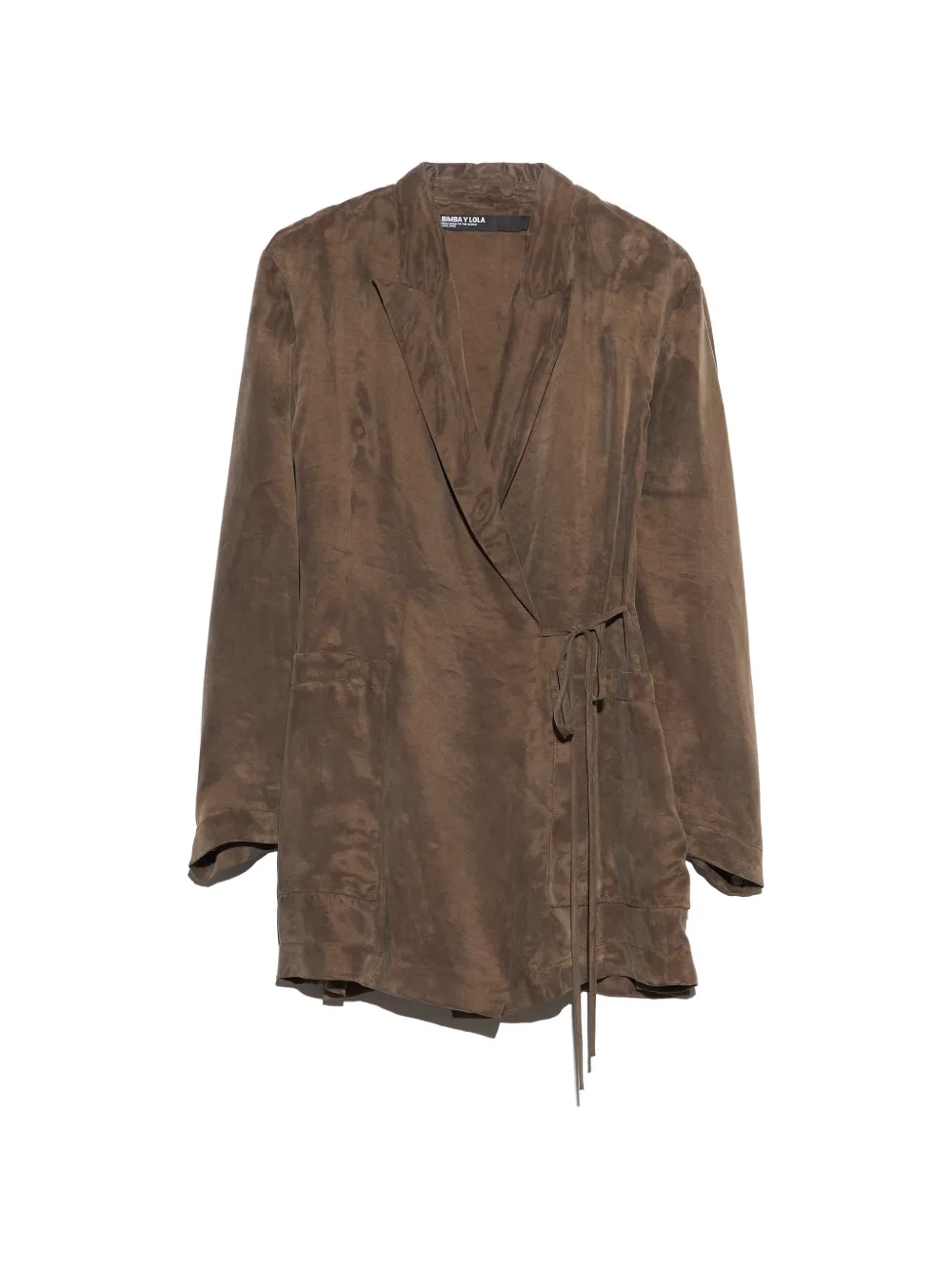 BIMBA Y LOLA dark olive fluid jacket
