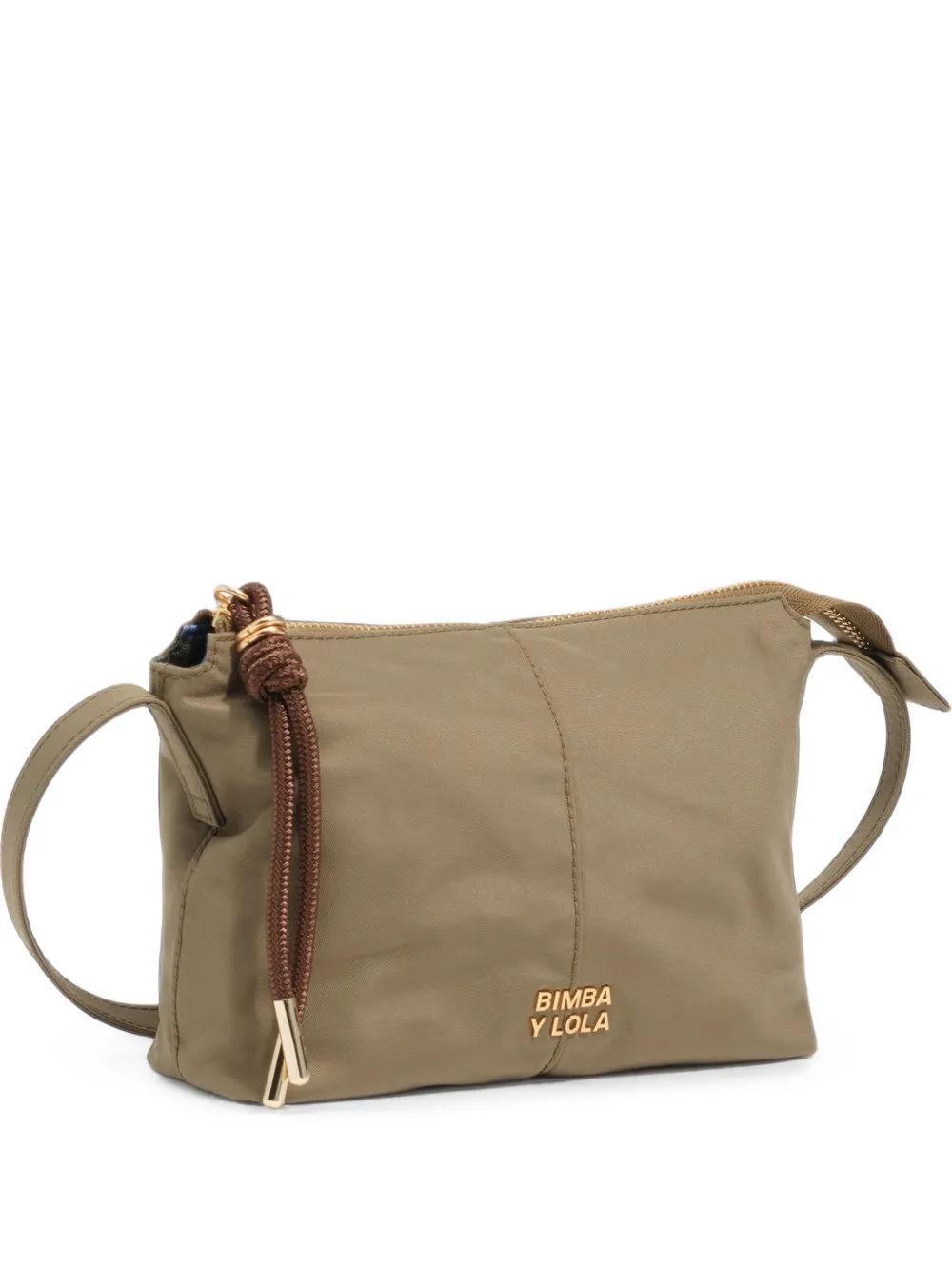BIMBA Y LOLA mini olive green nylon shoulder bag - Verde