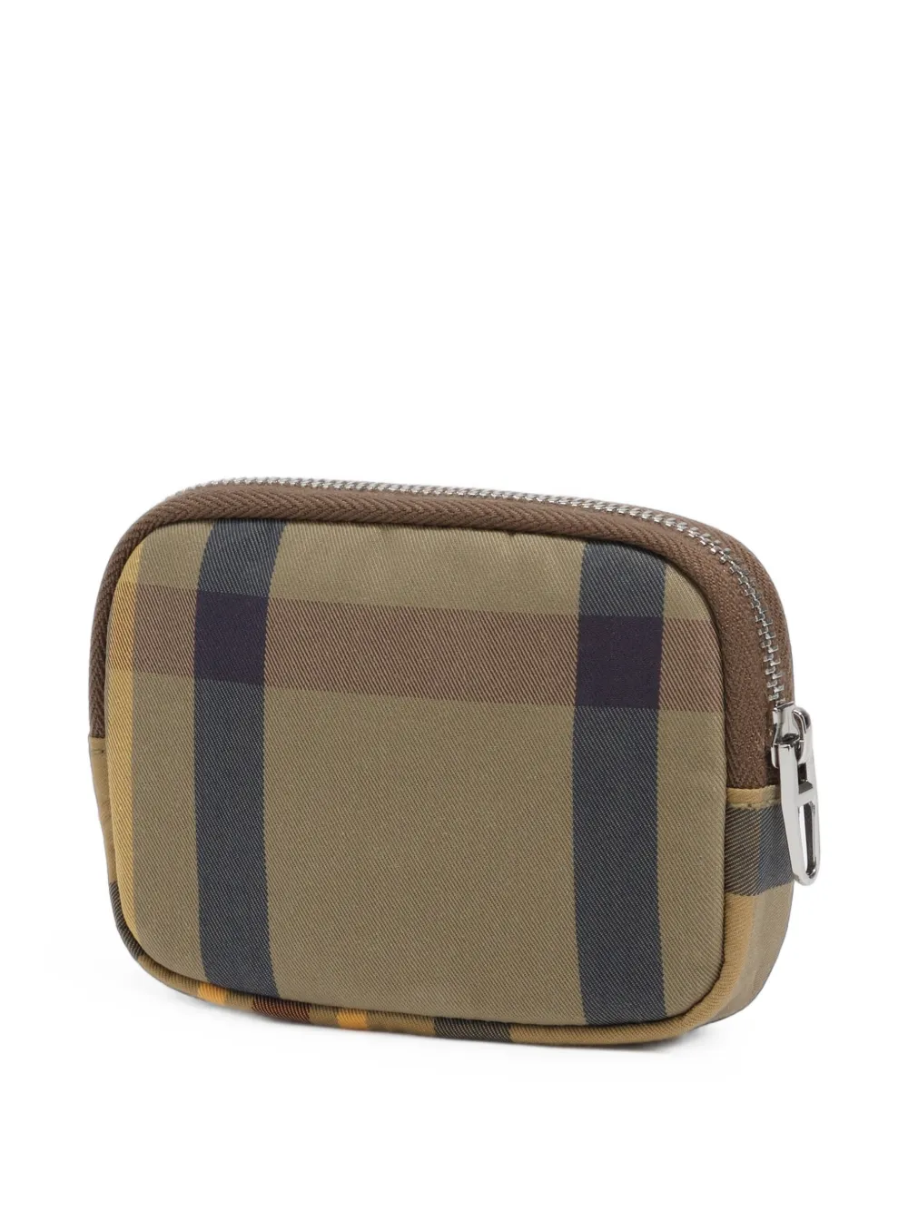 BIMBA Y LOLA Portemonnee met tartan-ruit en kaki-ruit Beige