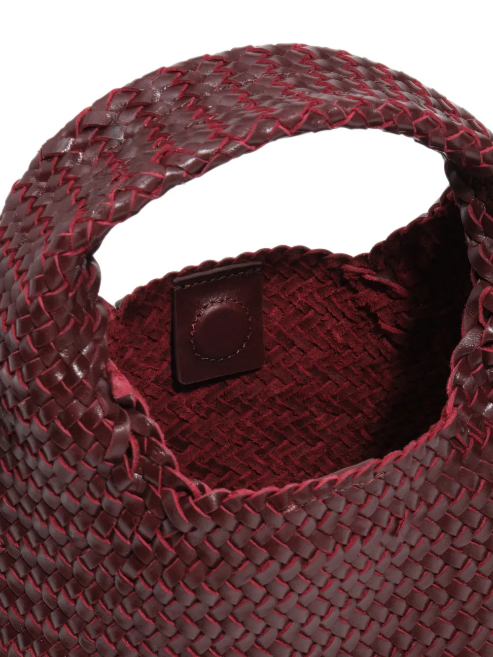 BIMBA Y LOLA Kleine geplooide leren tas Rood