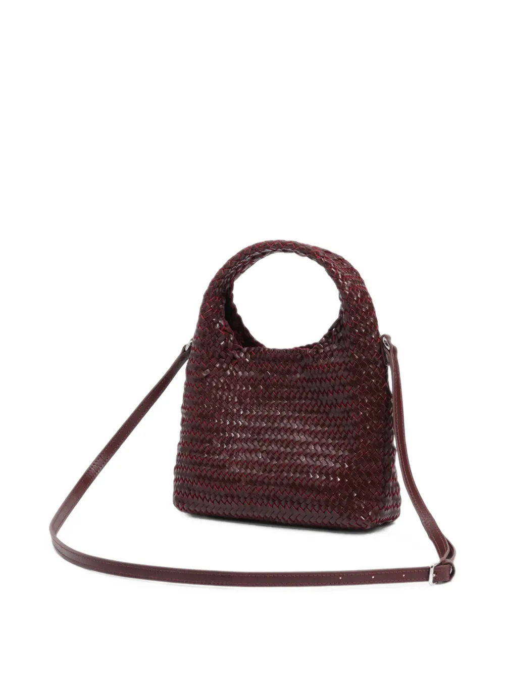 BIMBA Y LOLA Kleine geplooide leren tas Rood