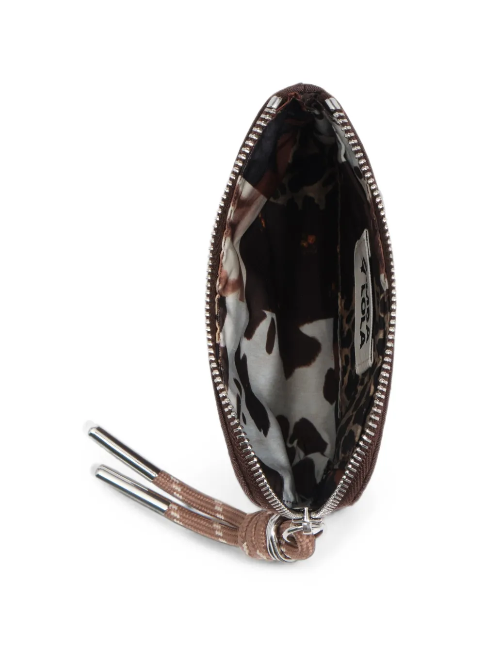 BIMBA Y LOLA Mocha nylon portemonnee Bruin
