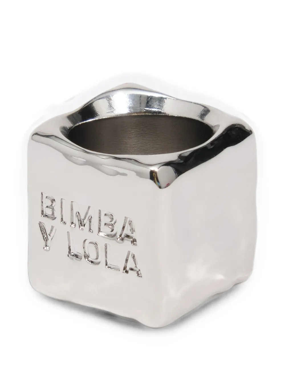 BIMBA Y LOLA Sjaal met slangen-patchwork en geometrische print Blauw