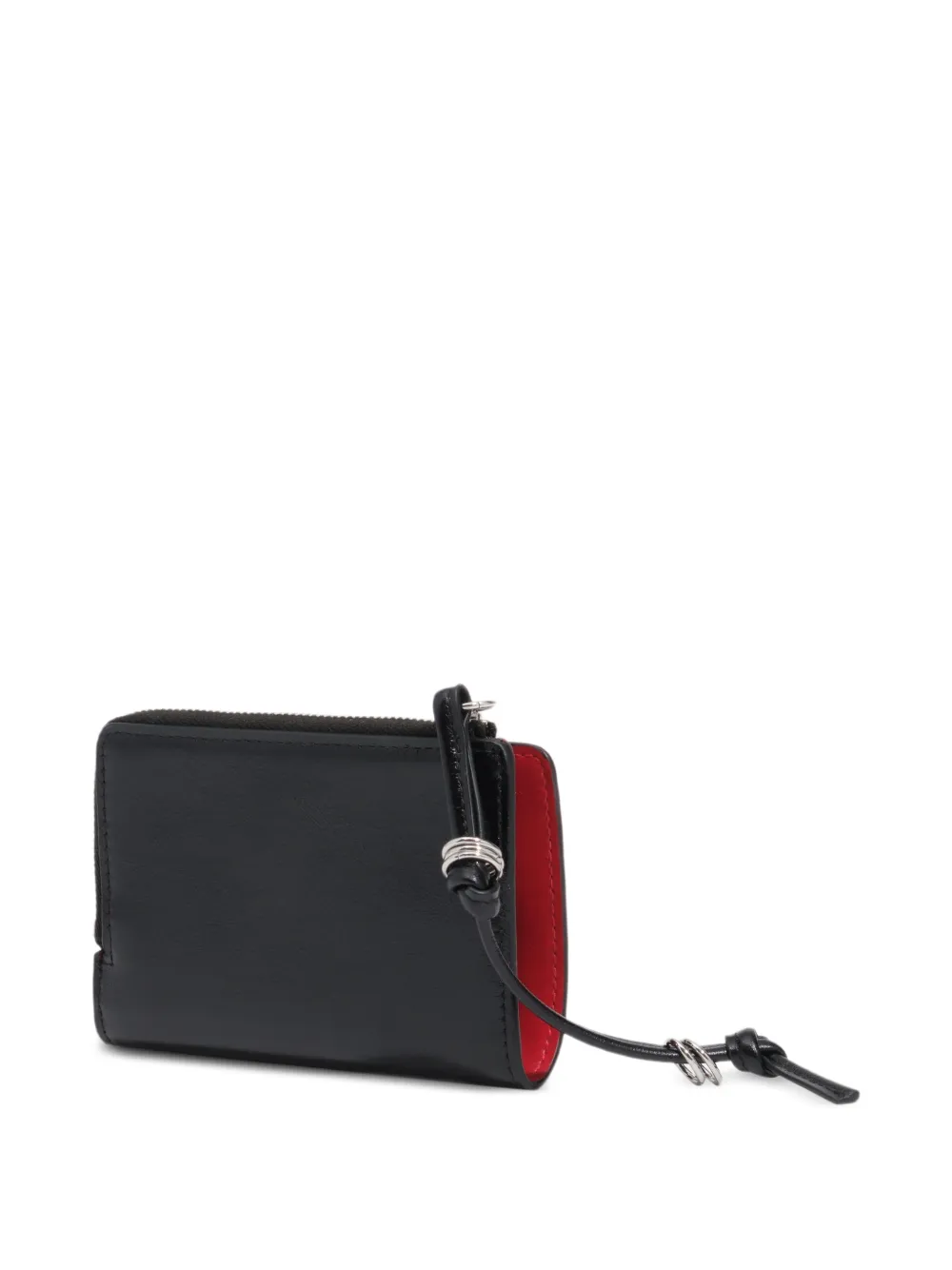 BIMBA Y LOLA Compact leren portemonnee Zwart
