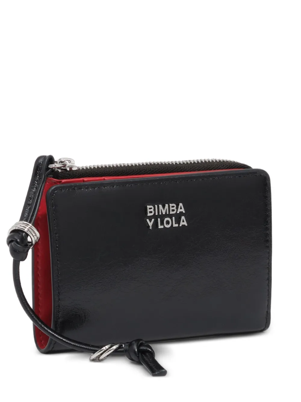 BIMBA Y LOLA Portafoglio compatto in pelle - Nero