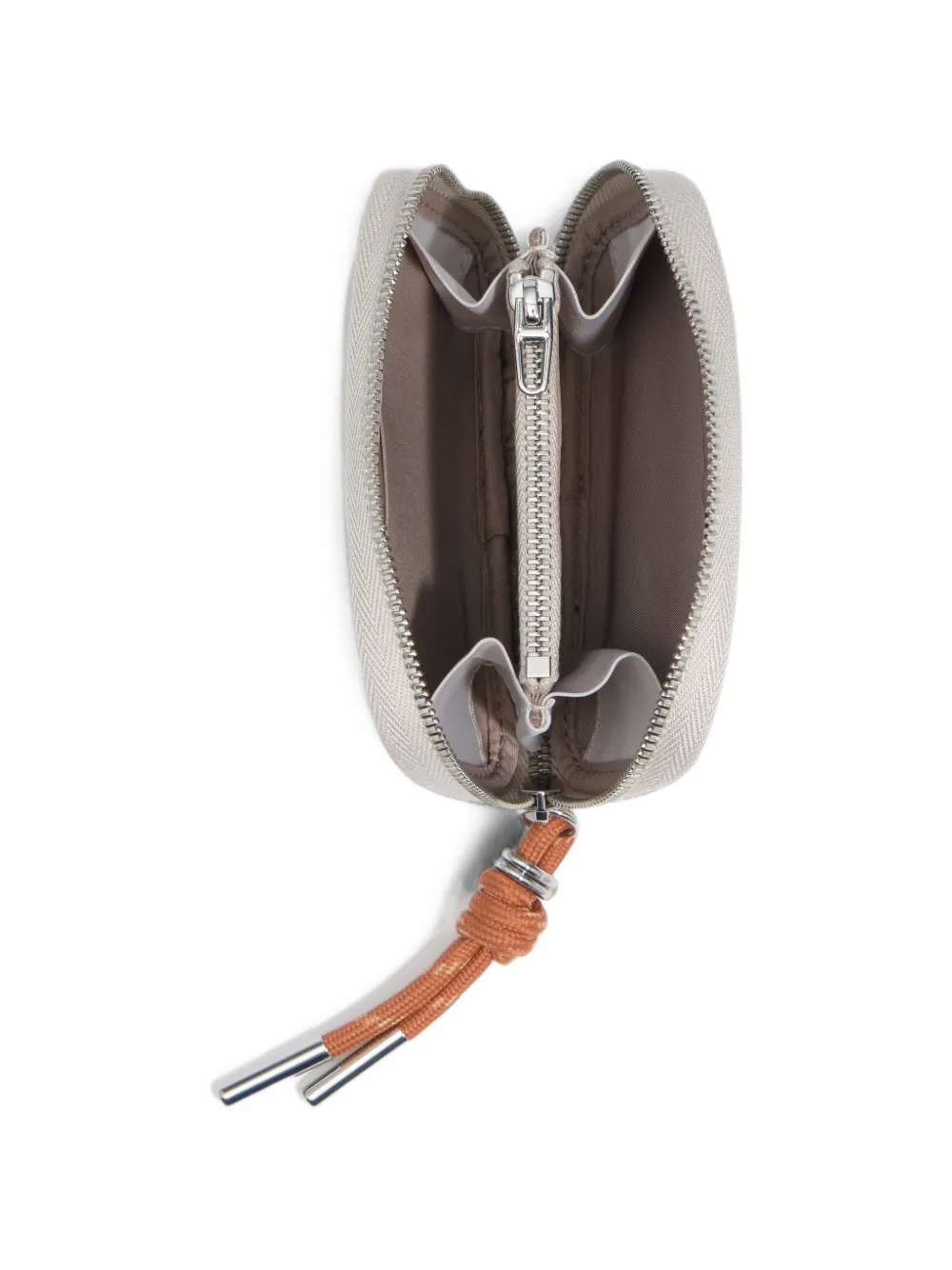 BIMBA Y LOLA Kleine nylon portemonnee Beige