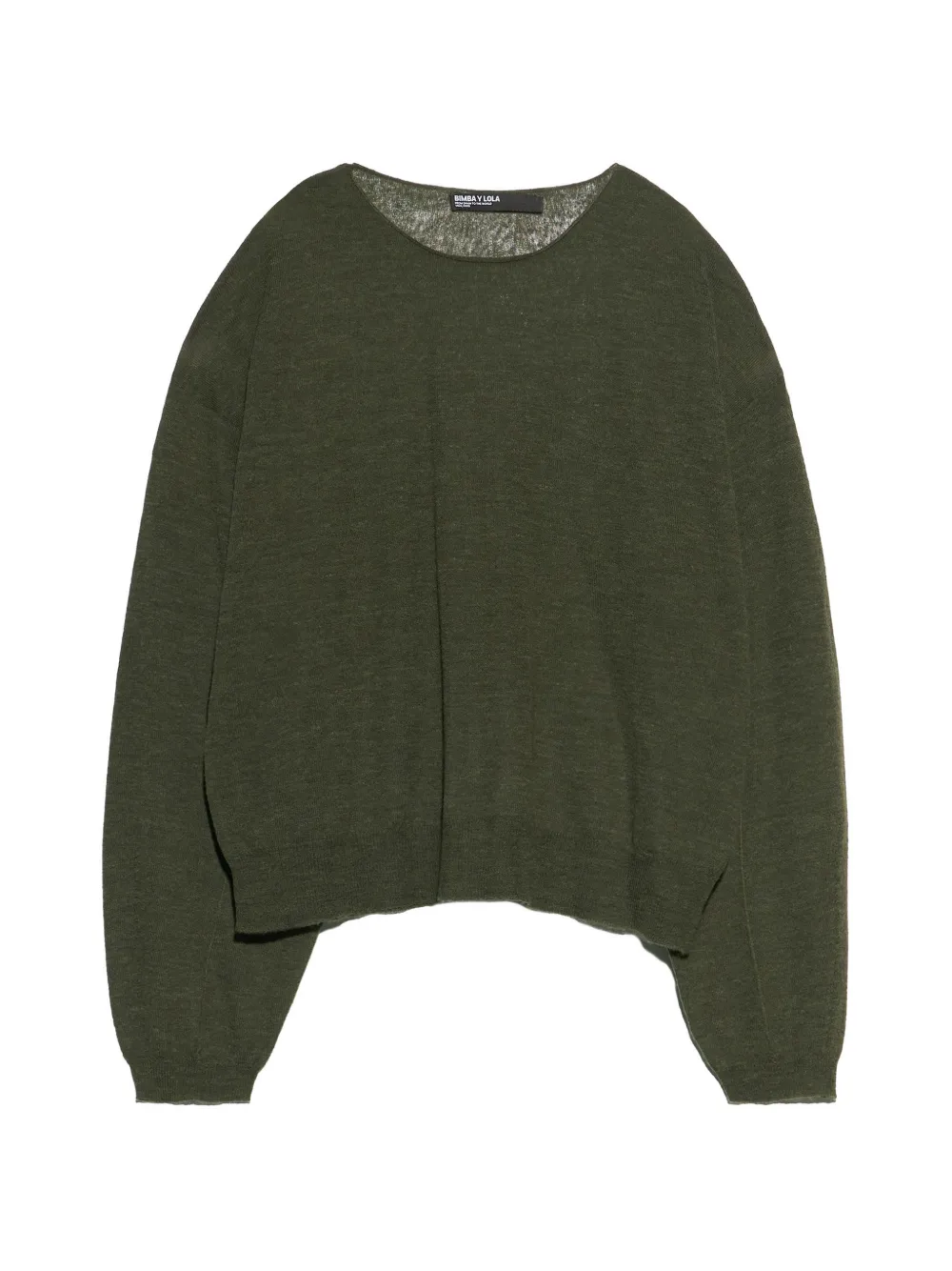 BIMBA Y LOLA khaki wool sweater