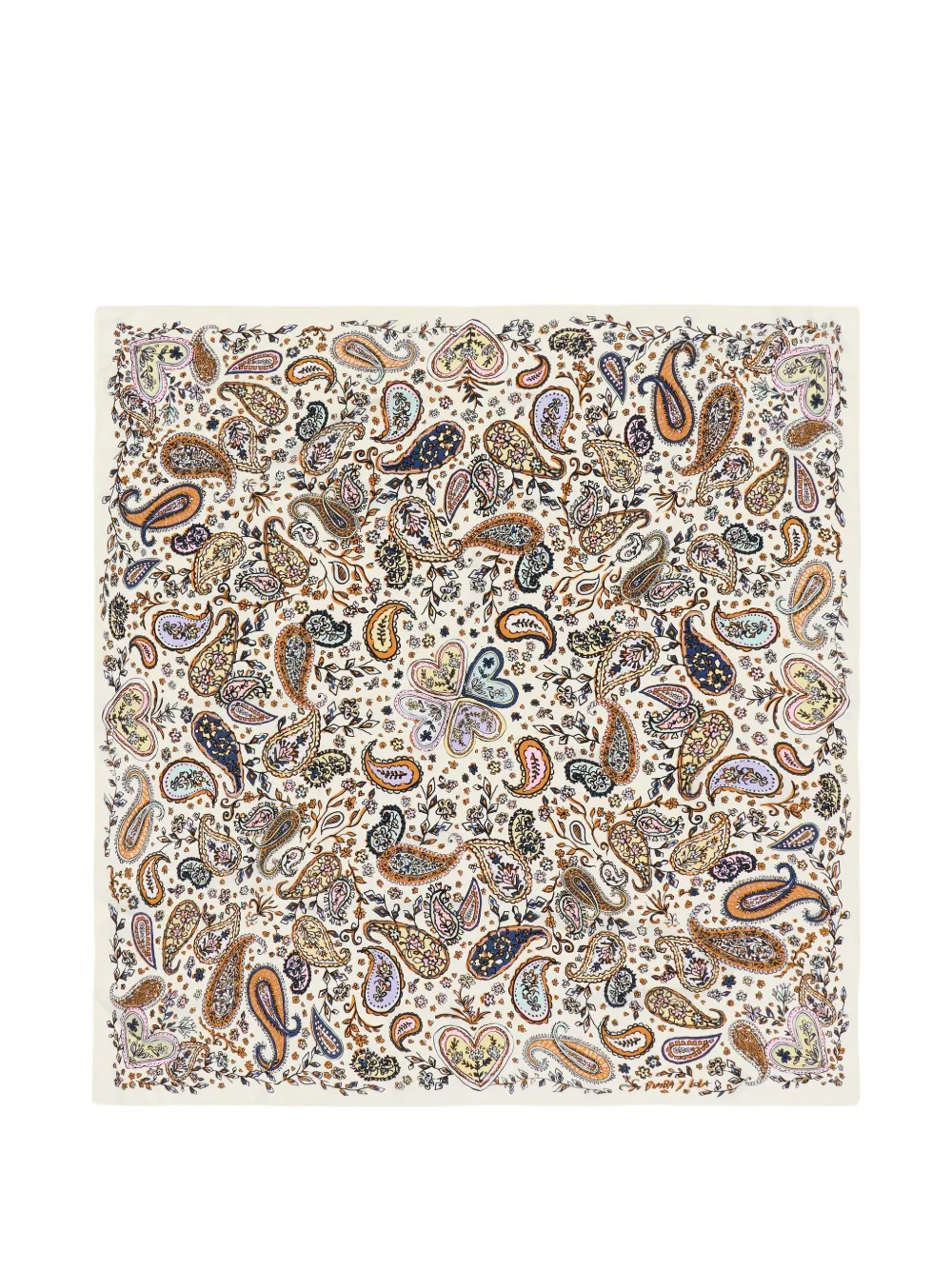 BIMBA Y LOLA Sciarpa con stampa paisley - Toni neutri