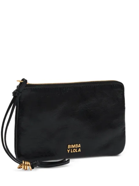 BIMBA Y LOLA large black leather purse