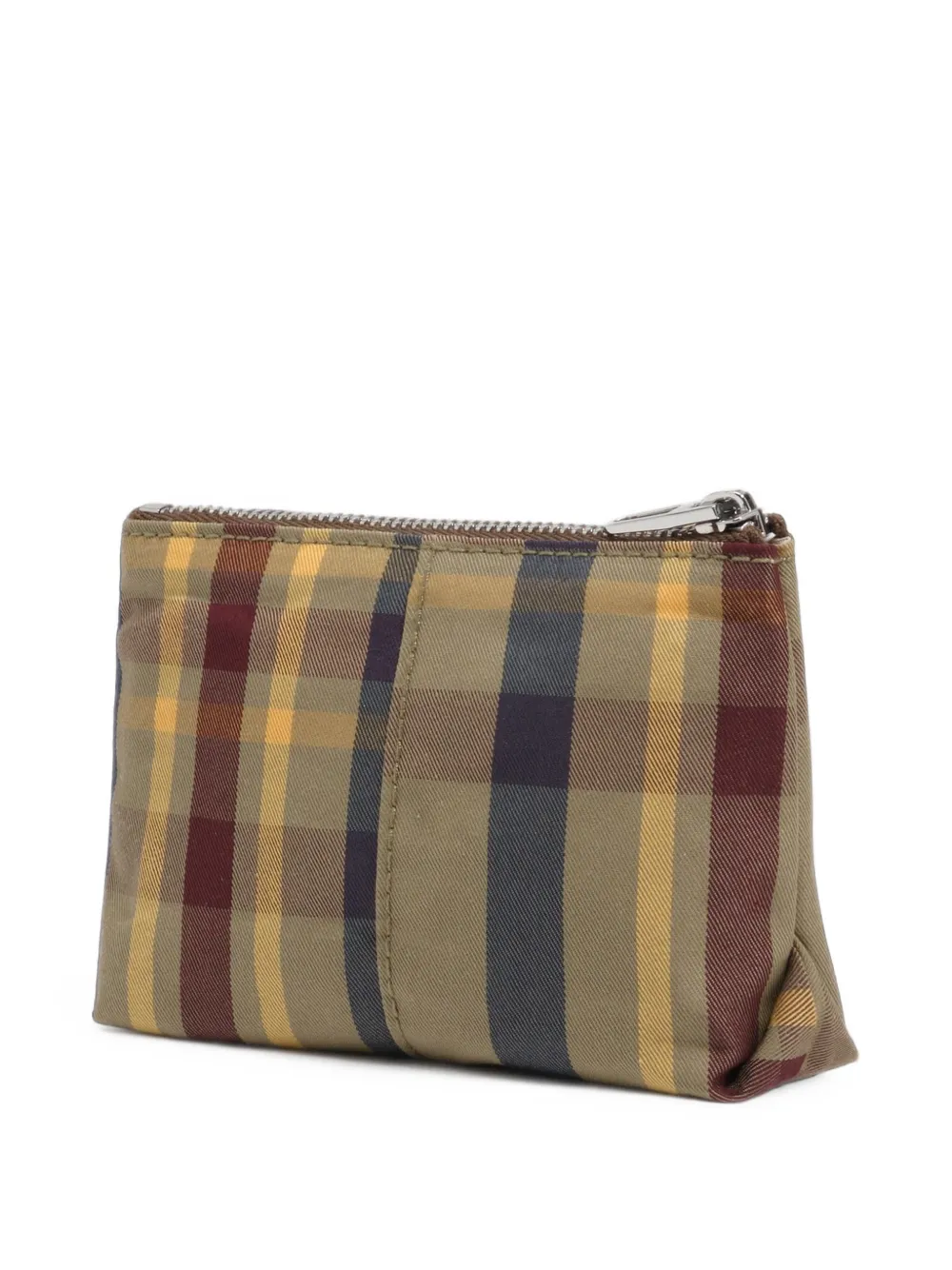 BIMBA Y LOLA Portemonnee met tartan-ruit en jacquard Beige