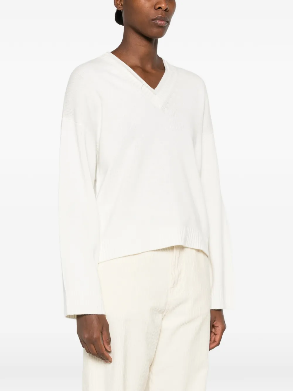 Fabiana Filippi Trui met V-hals Beige