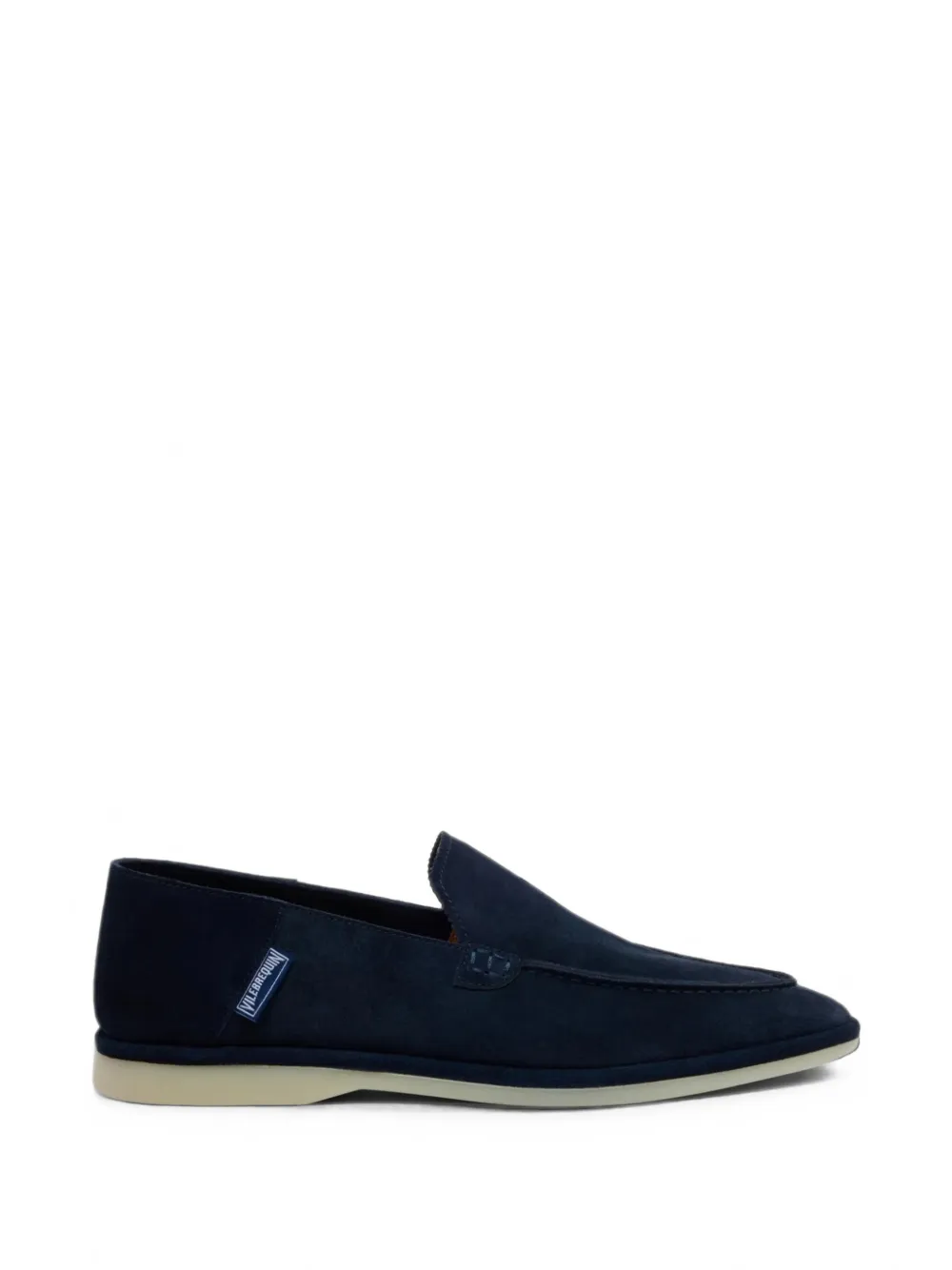 Vilebrequin Kids Mocassini slip-on in pelle scamosciata - Blu