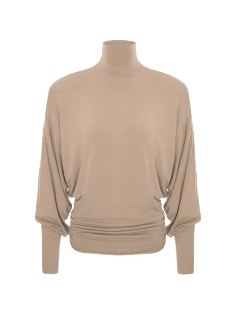 MANURÍ Romy padded-shoulder blouse