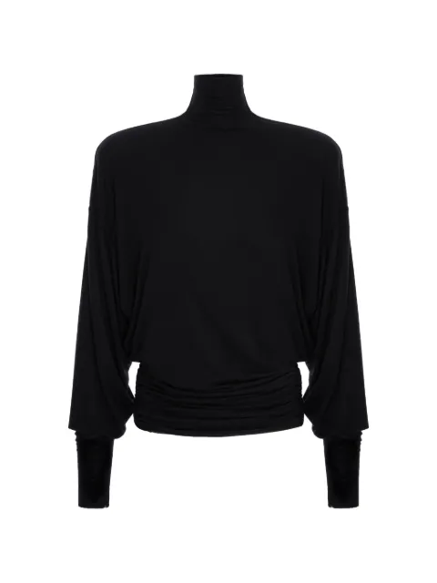 MANURÍ Romy padded-shoulder blouse