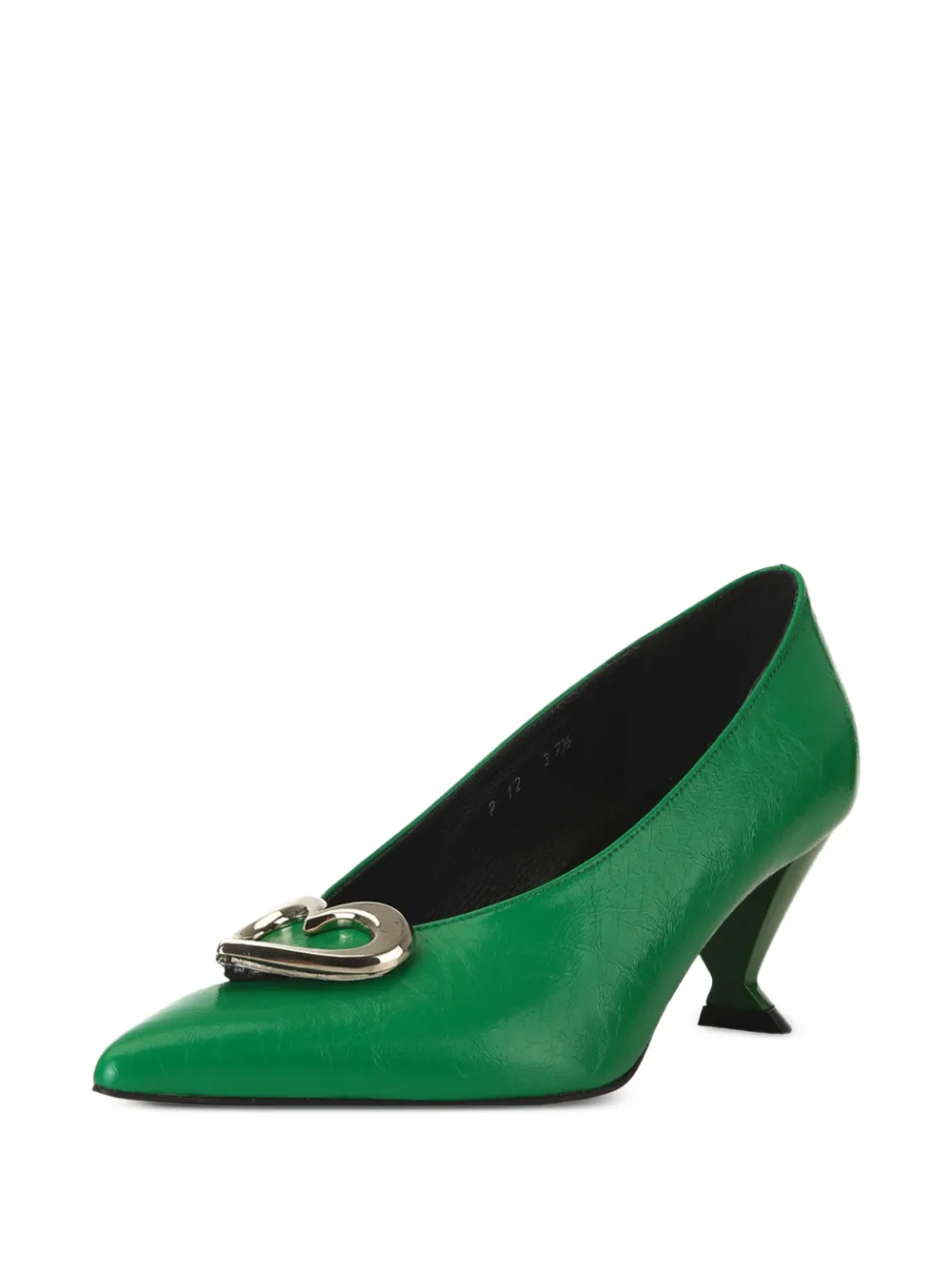 YIEYIE Scarlett Love heart-motif pumps