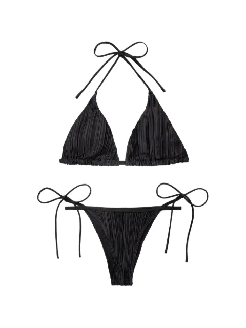 ELEGANCIA Coco pleated triangle bikini