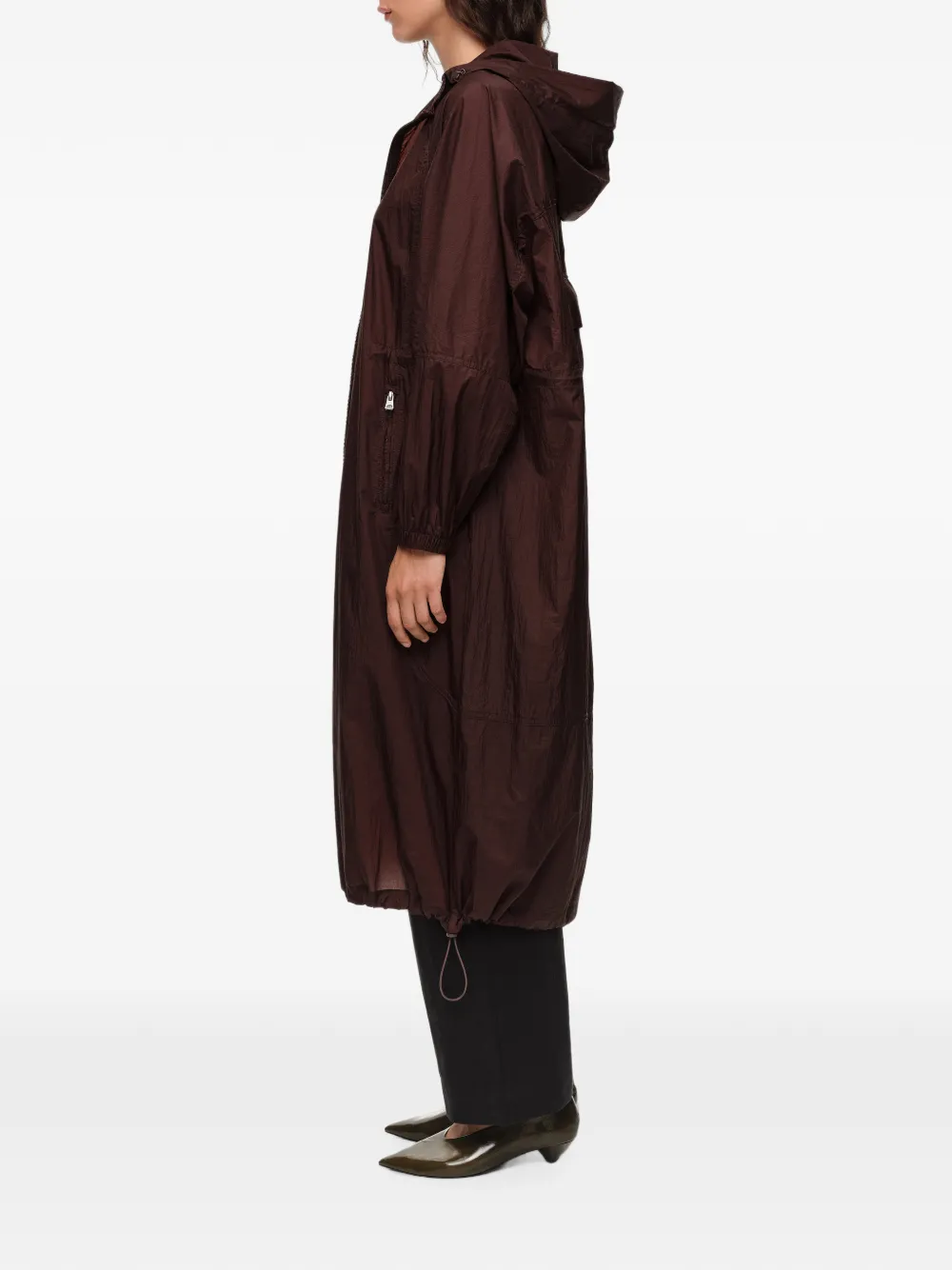 BIMBA Y LOLA Chocolate Fluid trenchcoat Bruin