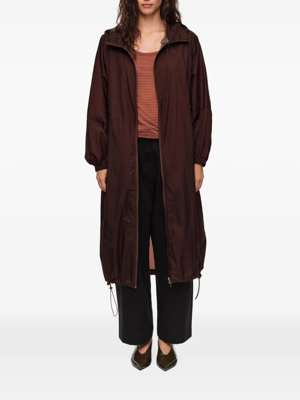 BIMBA Y LOLA Chocolate Fluid trenchcoat Bruin