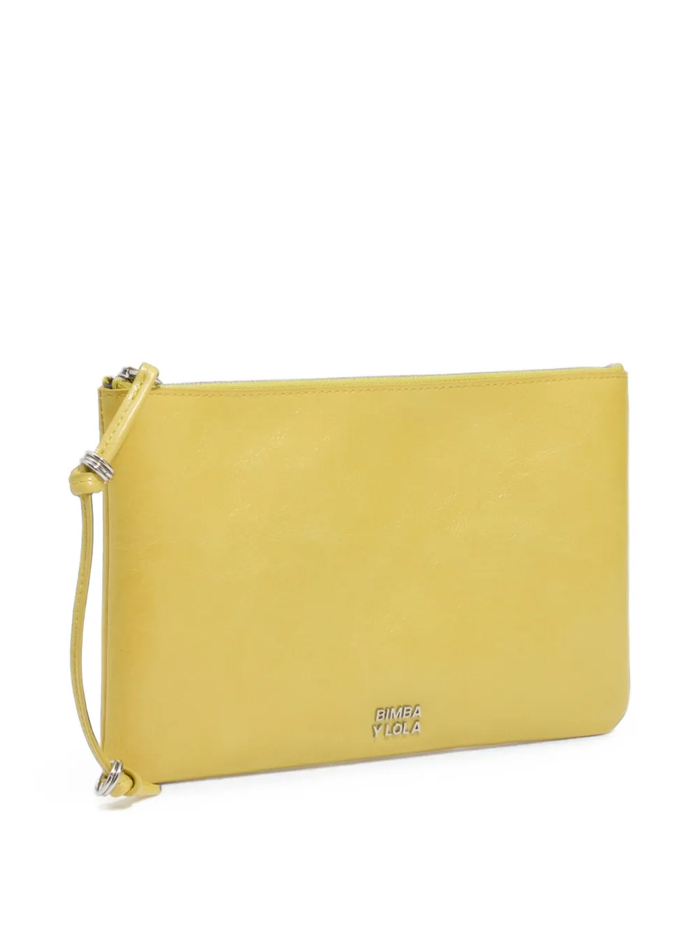 BIMBA Y LOLA Pouch media in pelle - Giallo