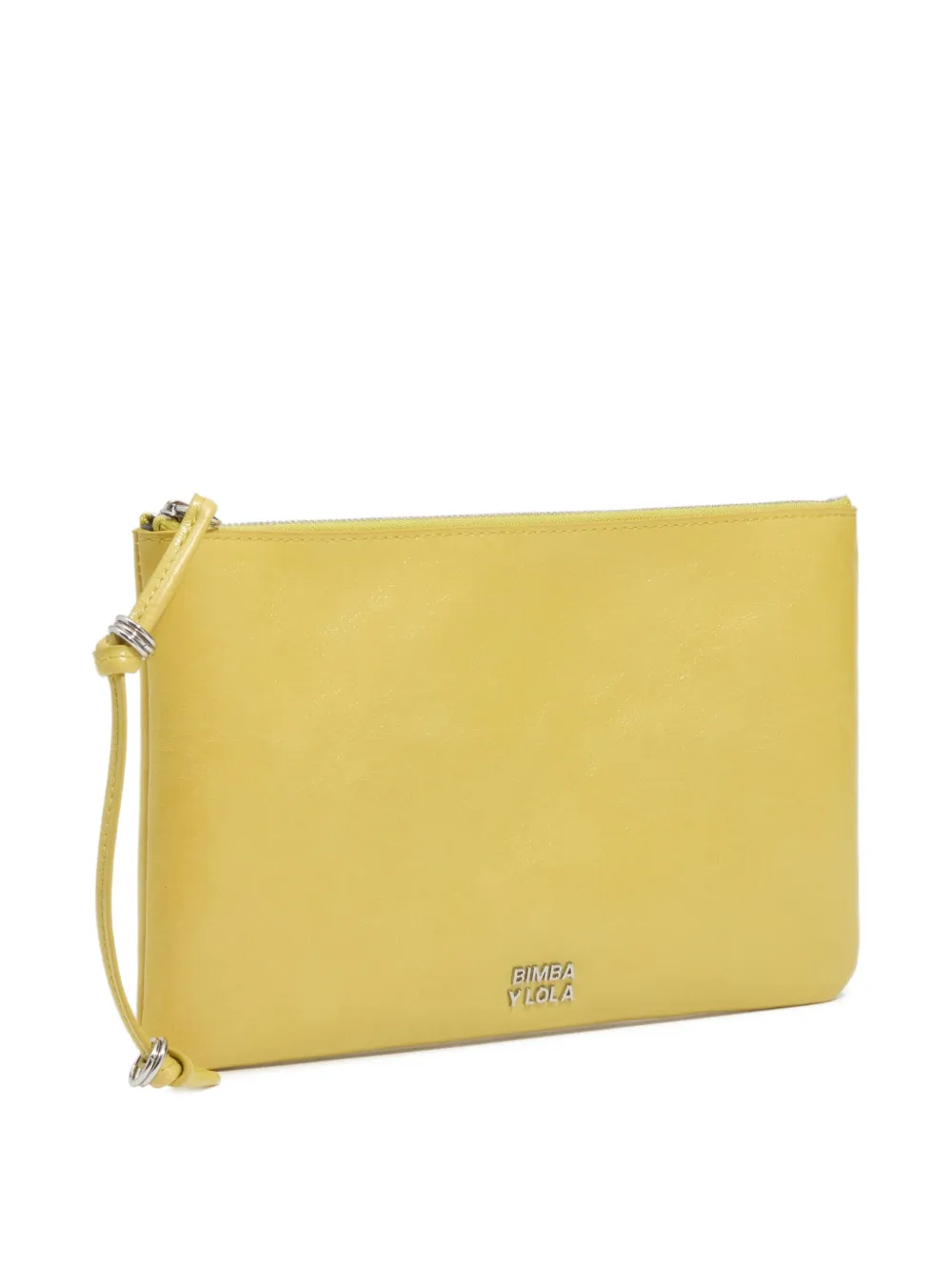 BIMBA Y LOLA Pouch media in pelle - Giallo