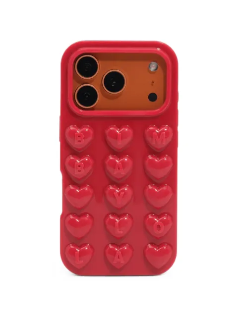 BIMBA Y LOLA funda para iPhone 17 Pro de silicona rojo brillante