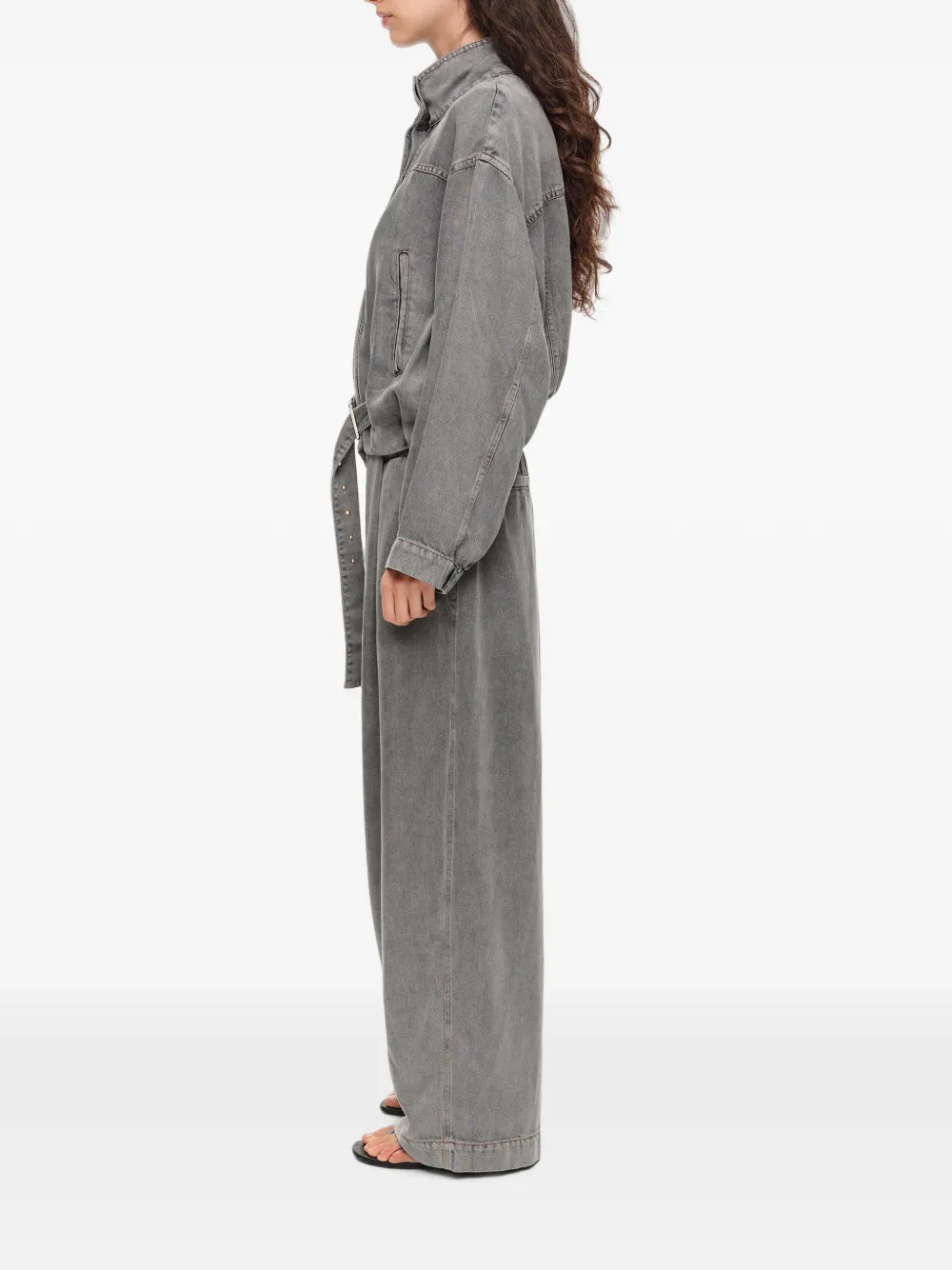 BIMBA Y LOLA Denim jack met verwassen effect Grijs