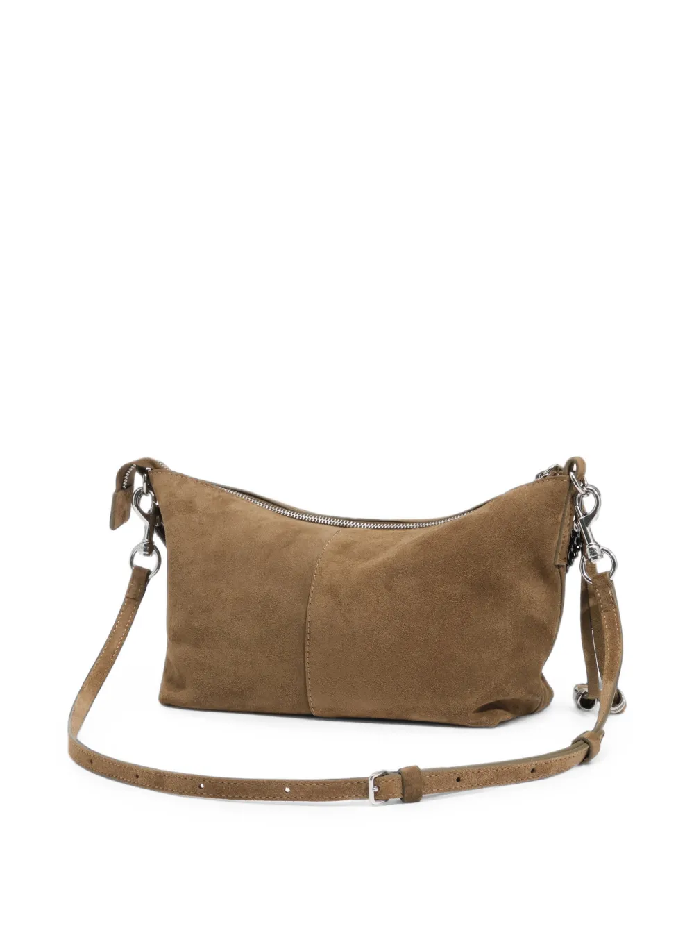 BIMBA Y LOLA Medium Madrid suède tas Bruin