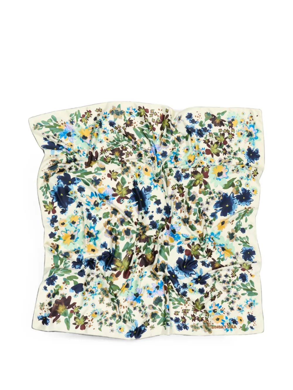 BIMBA Y LOLA Ivory sjaal met bloemenprint Beige