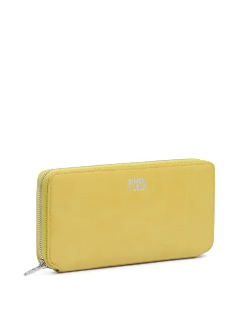 BIMBA Y LOLA large lemon leather wallet