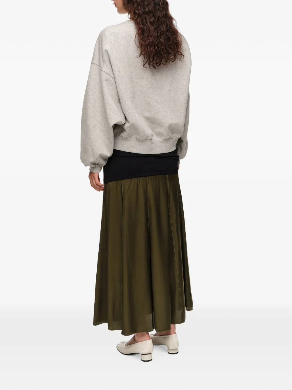 BIMBA Y LOLA Gesmockte rok met A-lijn Groen
