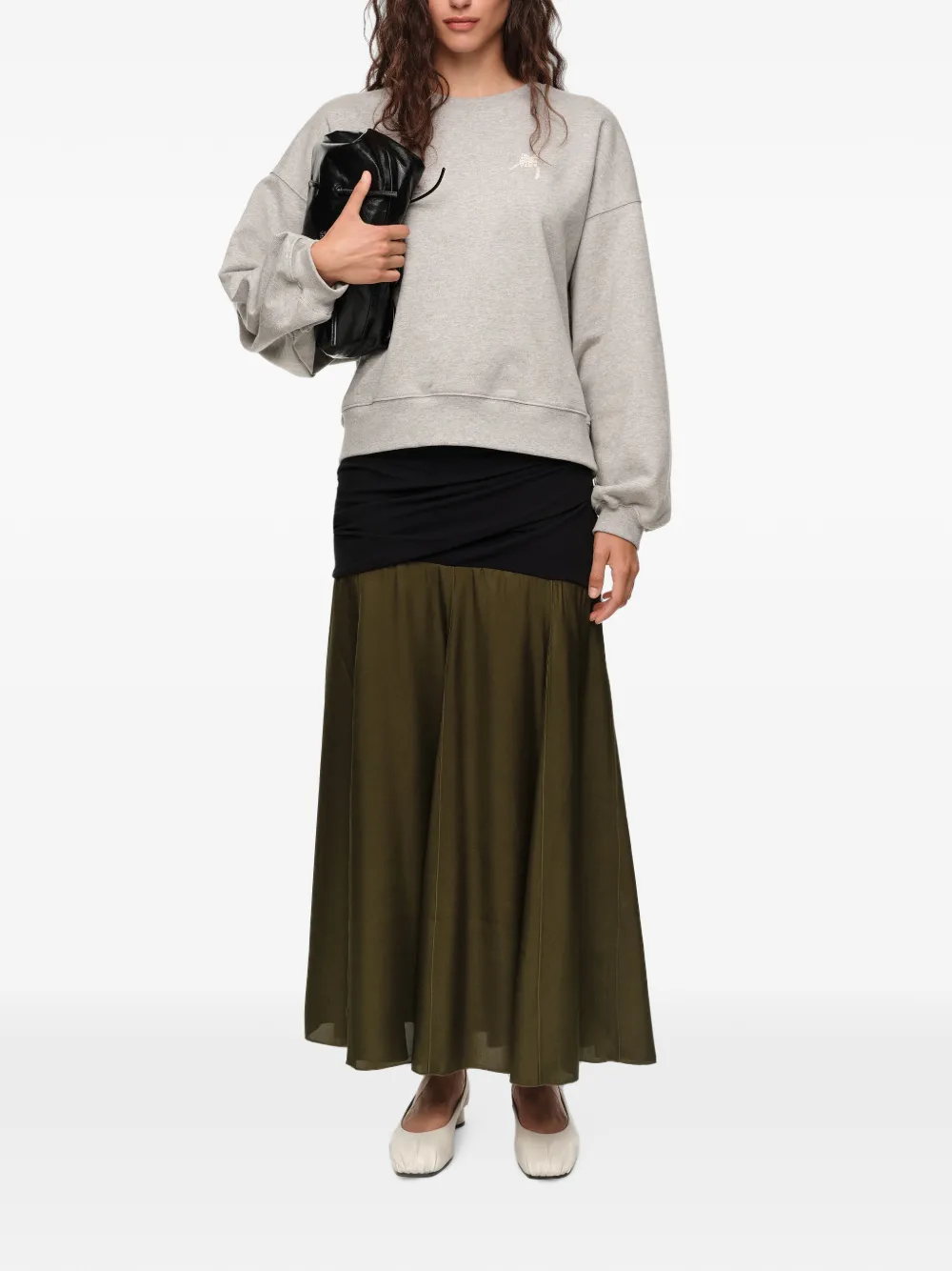 BIMBA Y LOLA Gesmockte rok met A-lijn Groen