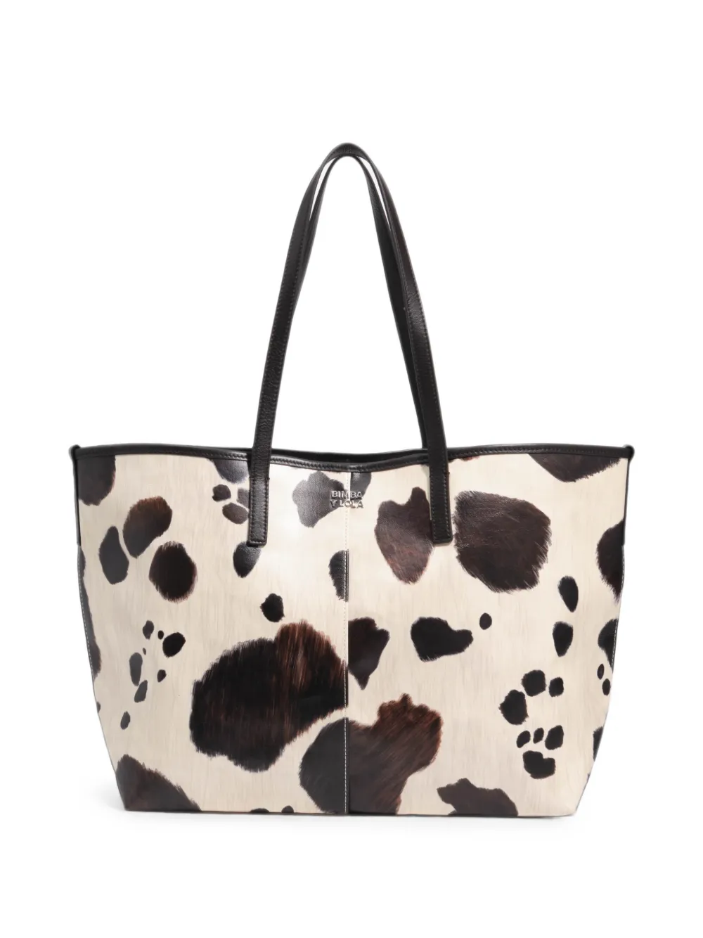 BIMBA Y LOLA Grote Pony shopper Beige