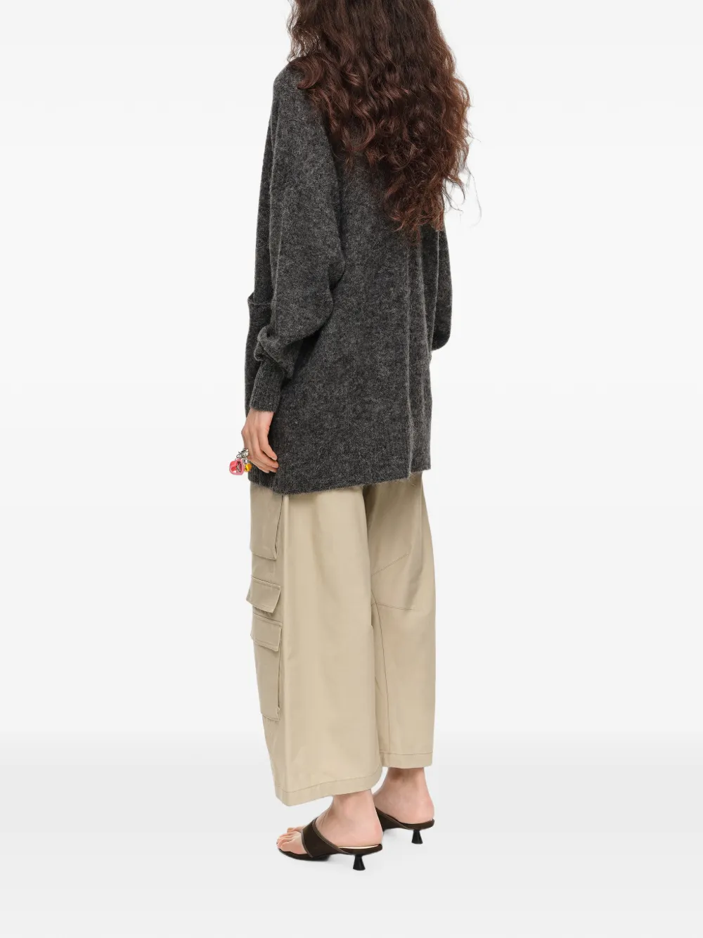BIMBA Y LOLA Alpaca vest Grijs