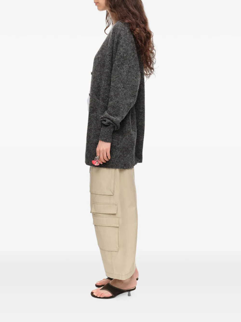 BIMBA Y LOLA Alpaca vest Grijs
