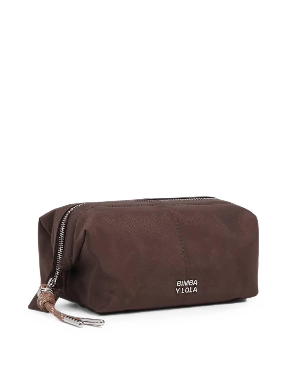 BIMBA Y LOLA Trousse make up media in nylon - Marrone