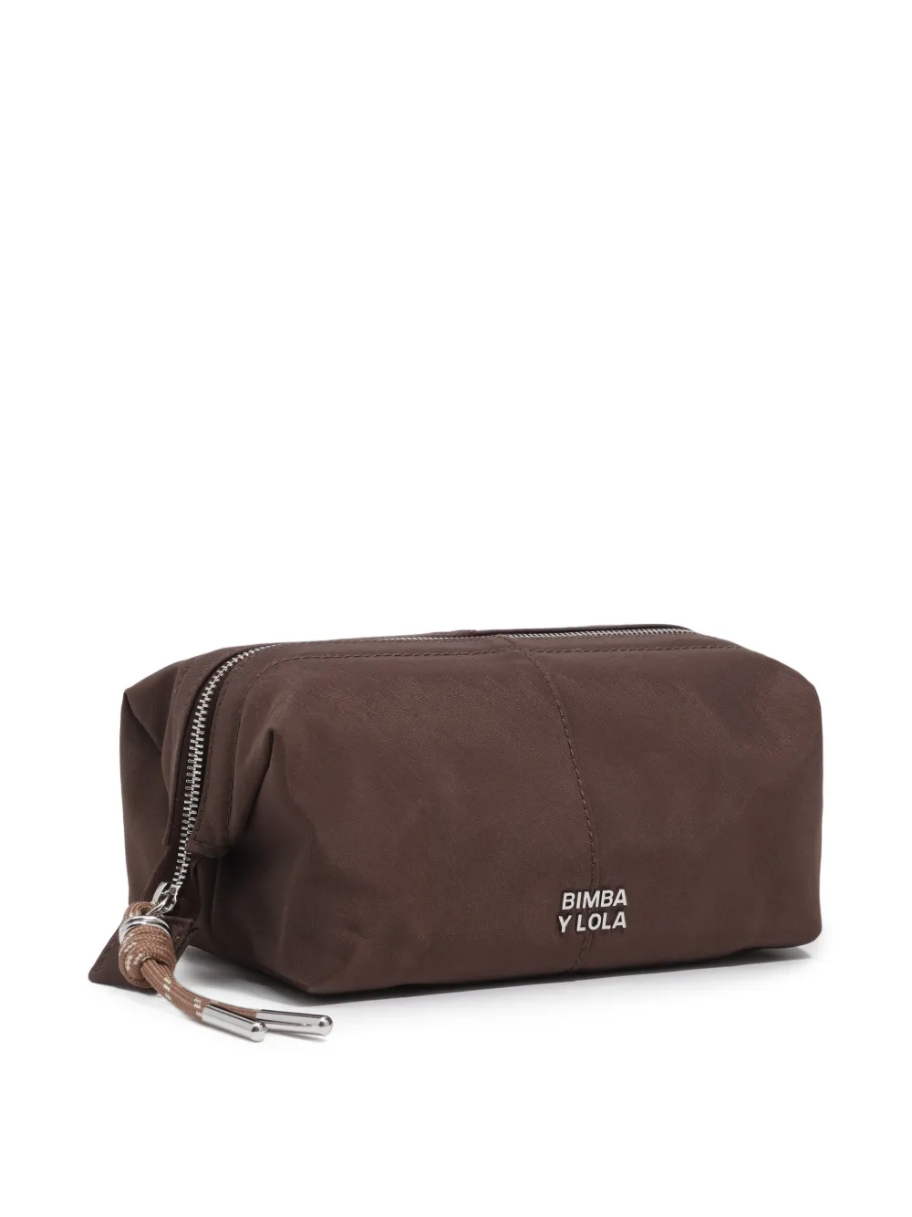BIMBA Y LOLA Trousse make up media in nylon - Marrone
