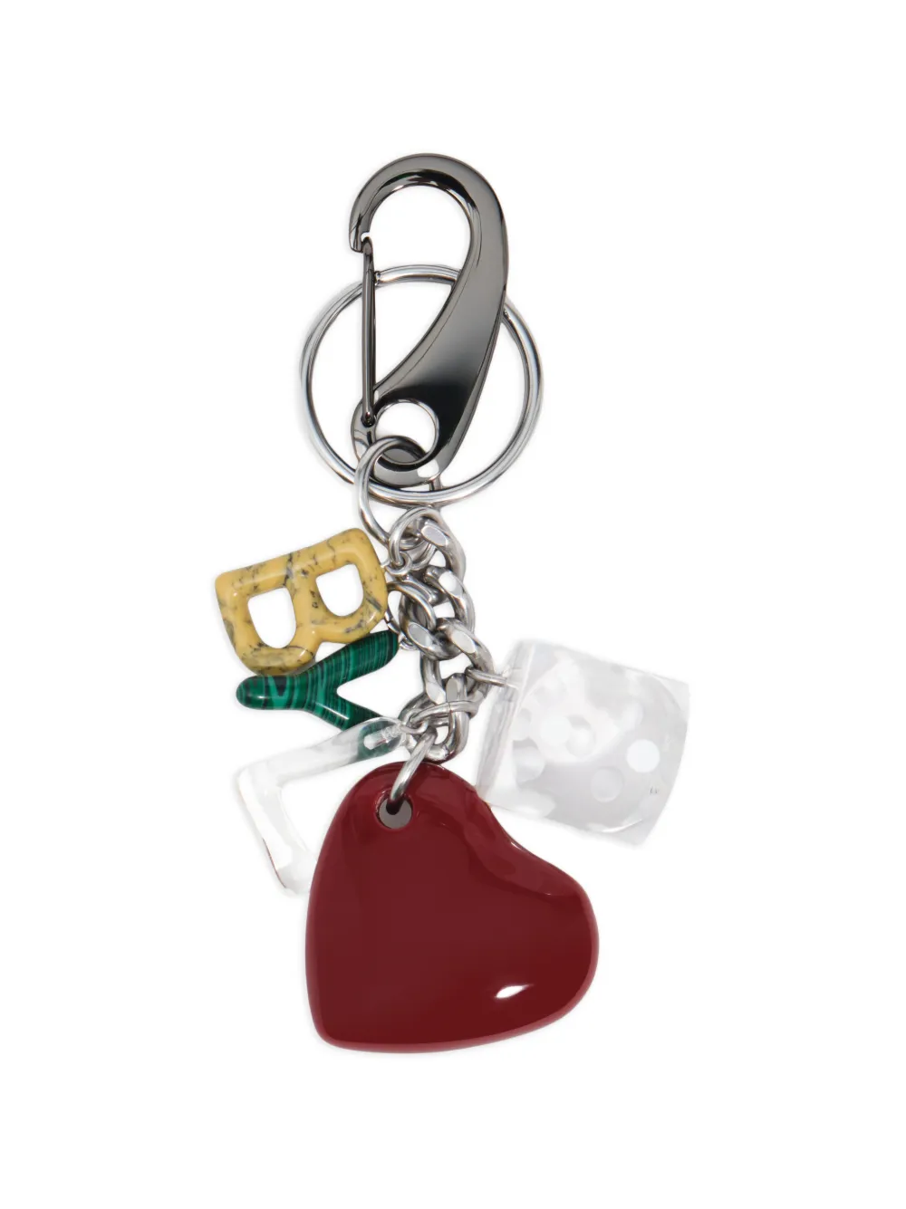 BIMBA Y LOLA resin logo key ring