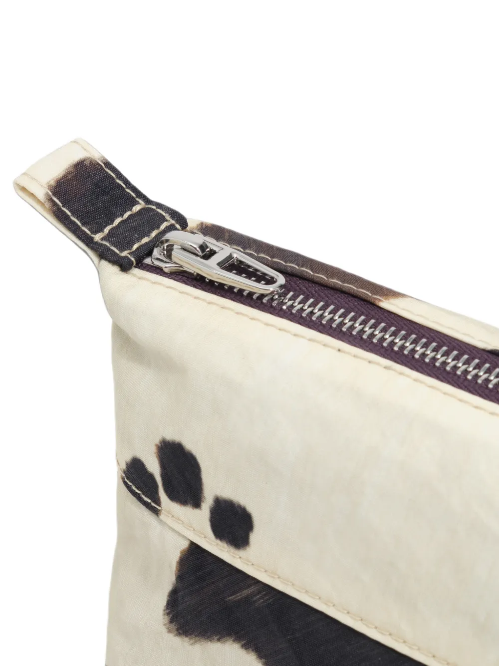 BIMBA Y LOLA Grote Pony nylon make-up tas Beige