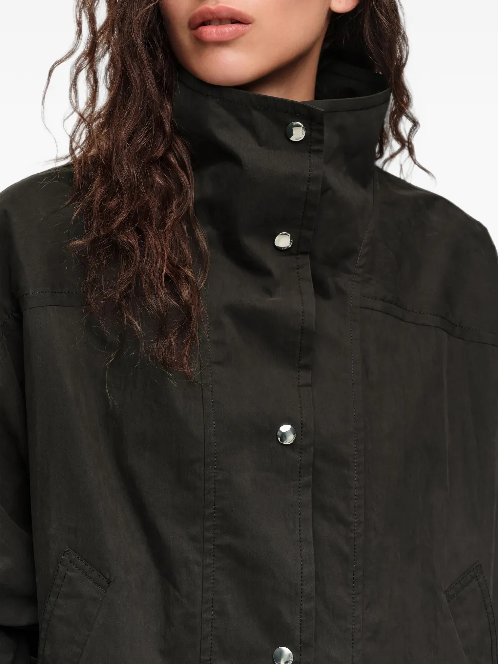 BIMBA Y LOLA Korte trenchcoat Zwart