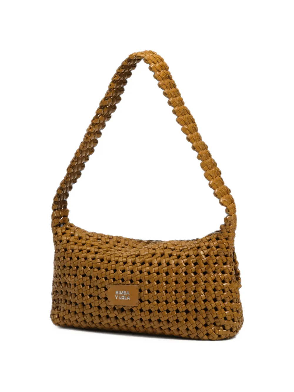 BIMBA Y LOLA Medium leren schoudertas Bruin