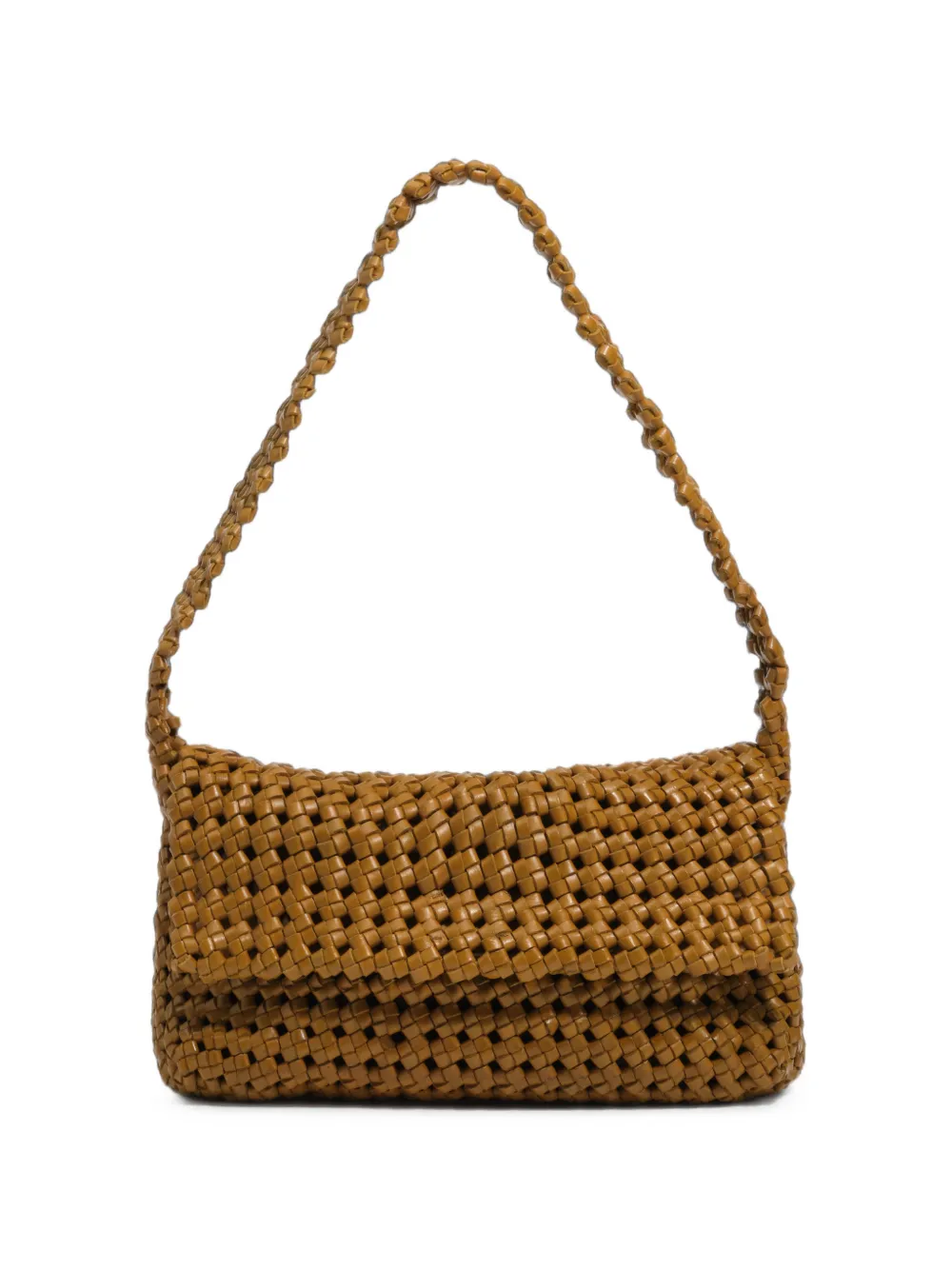 BIMBA Y LOLA Borsa a spalla media in pelle - Marrone