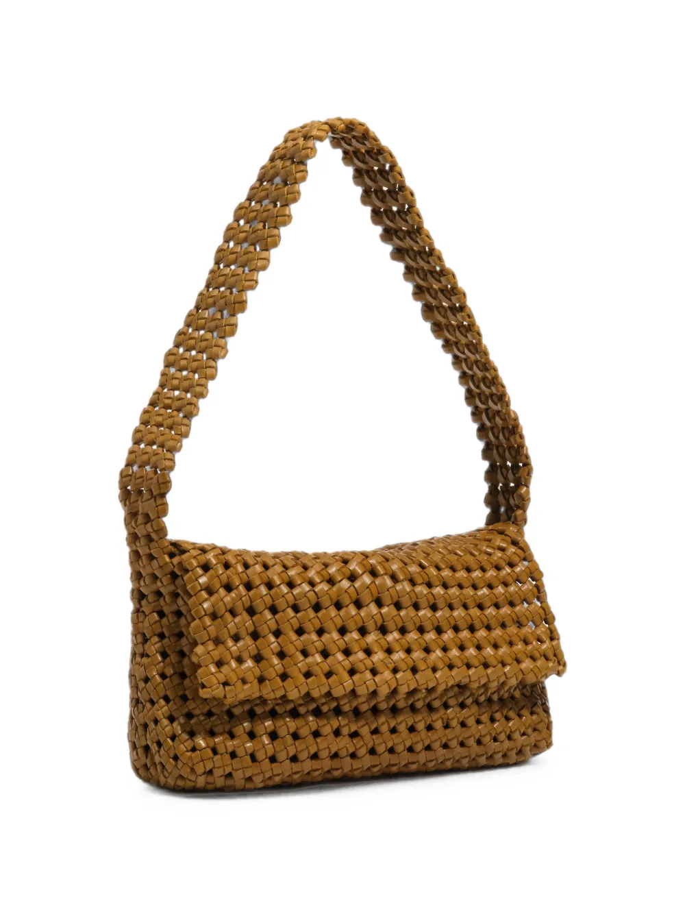BIMBA Y LOLA Medium leren schoudertas Bruin
