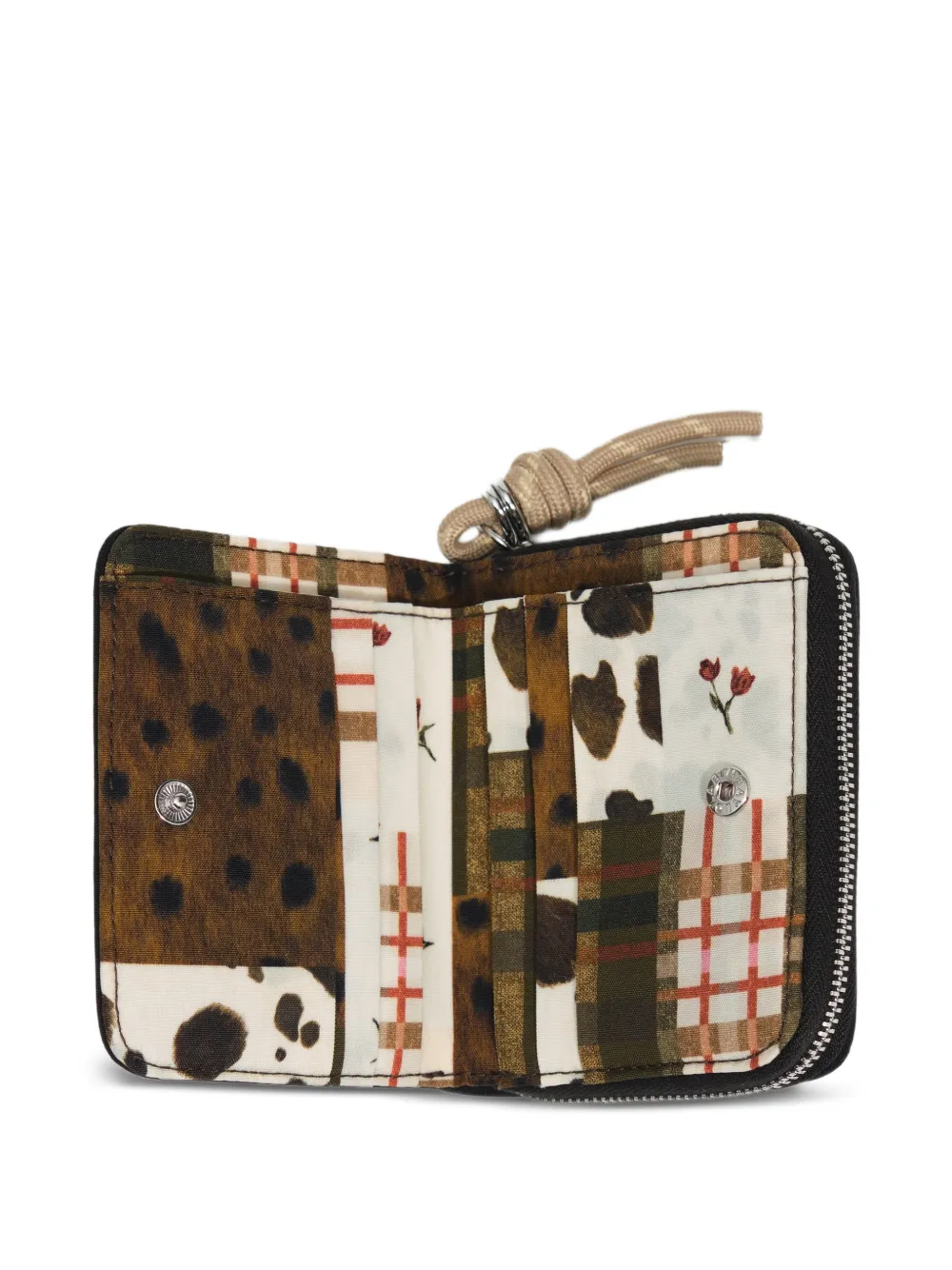 BIMBA Y LOLA Nylon portemonnee met omslag Zwart
