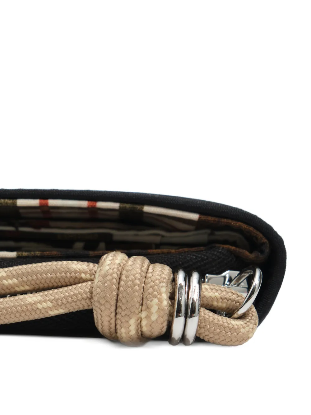 BIMBA Y LOLA Nylon portemonnee met omslag Zwart